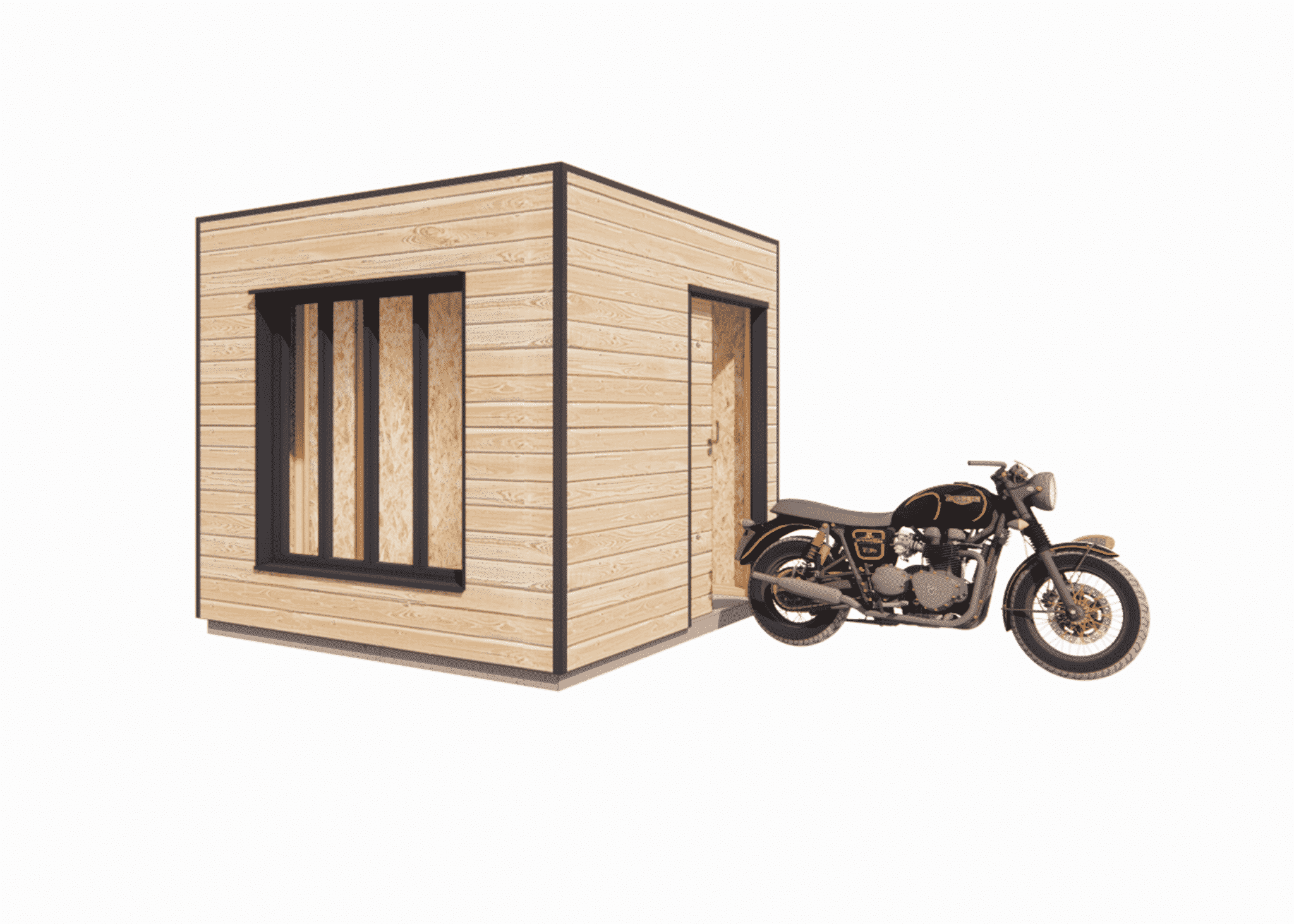 Abri moto de 5 à 40 m². Fabrication française et artisanale