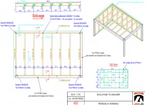 Pergola plan technique