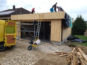 Garage en bois