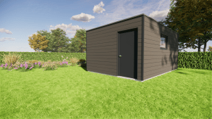 abri de jardin 5m² bardage 3