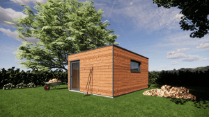 abri de jardin toit plat 2