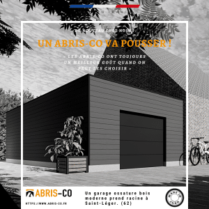 garage ossature bois moderne article