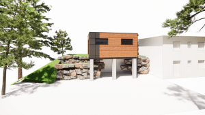 AMAZONE, grand studio de jardin 3D 1
