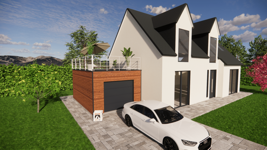Un garage simple va pousser à Saint-Martin-de-Nigelles. (28)