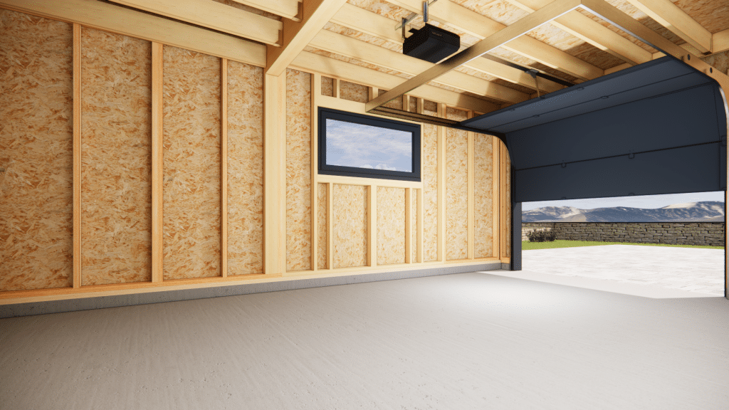 Pourquoi choisir un garage en bois : stockage et aménagement pratique. 4 Garage-en-bois-interieur
