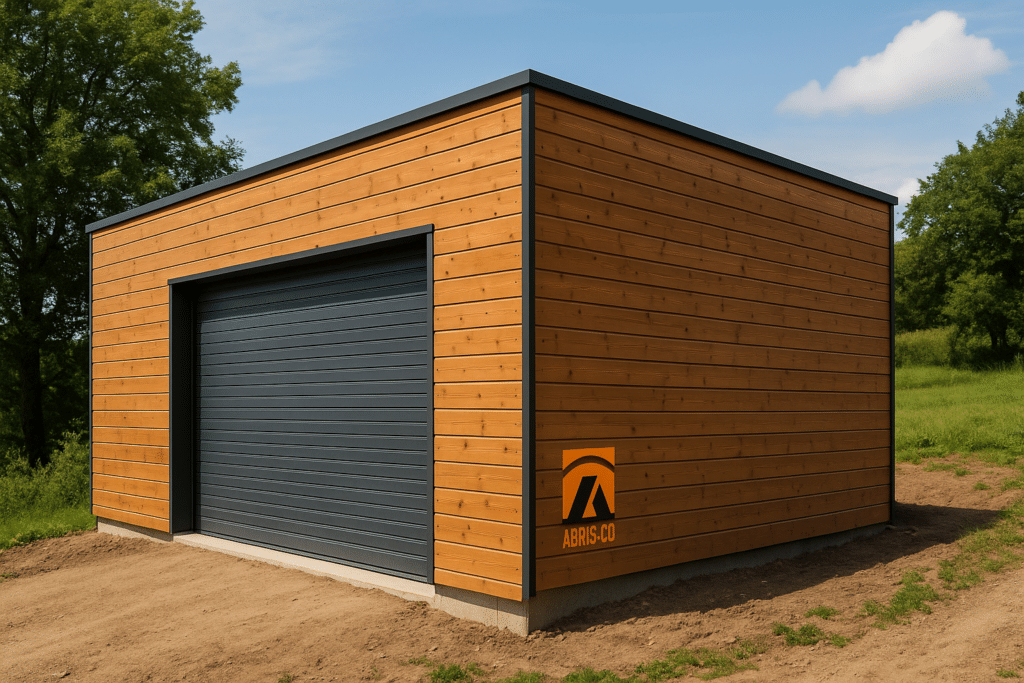 Les réponses expertes aux questions sur le fabricant abri bois Jura 1 Garage ossature bois sur mesure fabriqué dans le Jura en kit, posé sur terrain en pente