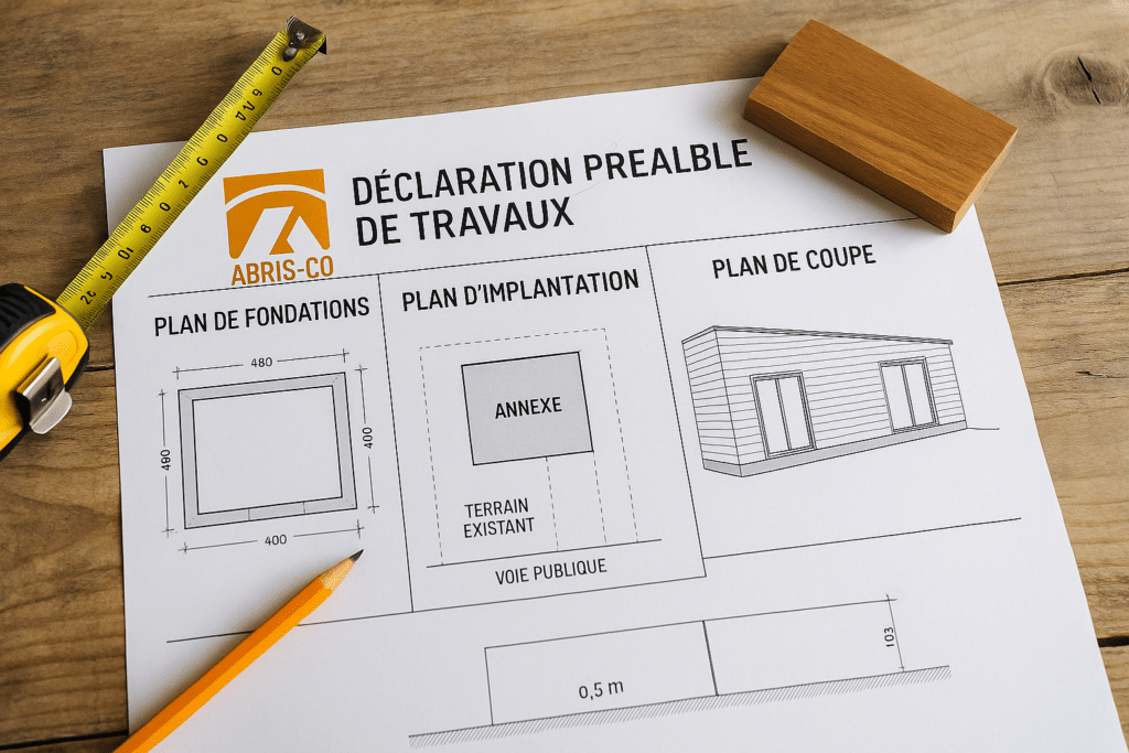 Réussir votre déclaration préalable pour un studio de jardin en bois en 2026 1 Documents de déclaration préalable de travaux pour studio de jardin en bois
