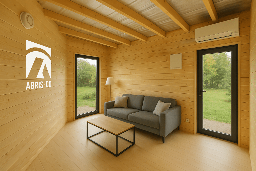 Comment réussir votre projet d’ossature bois entre Franche-Comté et Suisse 2 Intérieur isolé de pool house ossature bois avec ventilation et finition