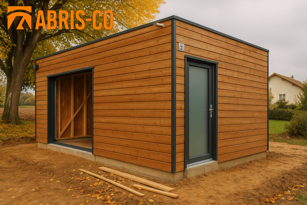 Taxe d’aménagement pour garage bois en Belgique : ce qui change en 2026 2 Construction de garage bois en ossature bois, étapes de montage et fondations