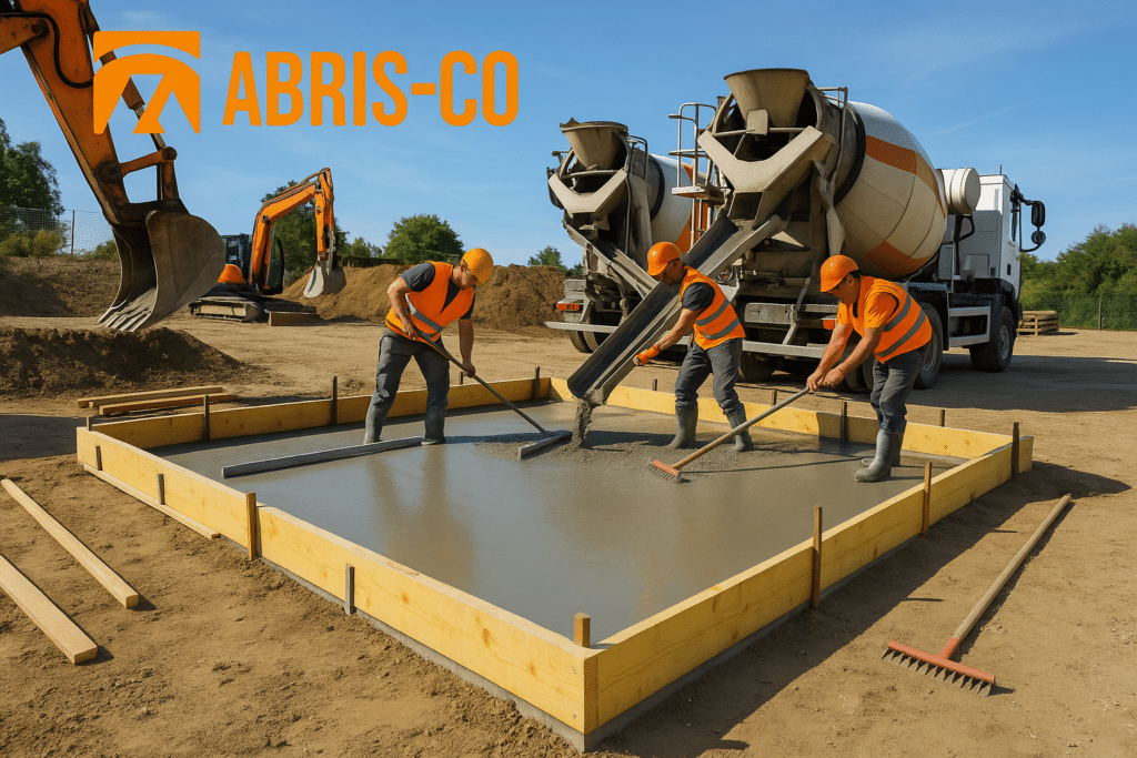 Garage ossature bois en Belgique : évitez ces erreurs coûteuses pour réussir votre projet 1 Pose des fondations béton pour garage ossature bois en Belgique