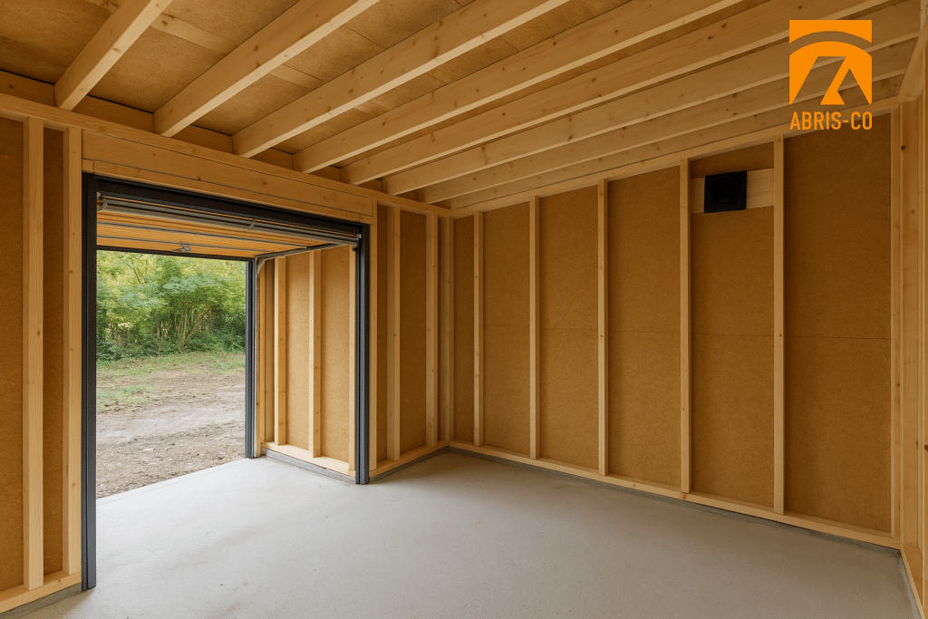 Garage ossature bois en Belgique : évitez ces erreurs coûteuses pour réussir votre projet 2 Isolation et ventilation intérieure d’un garage ossature bois en Belgique
