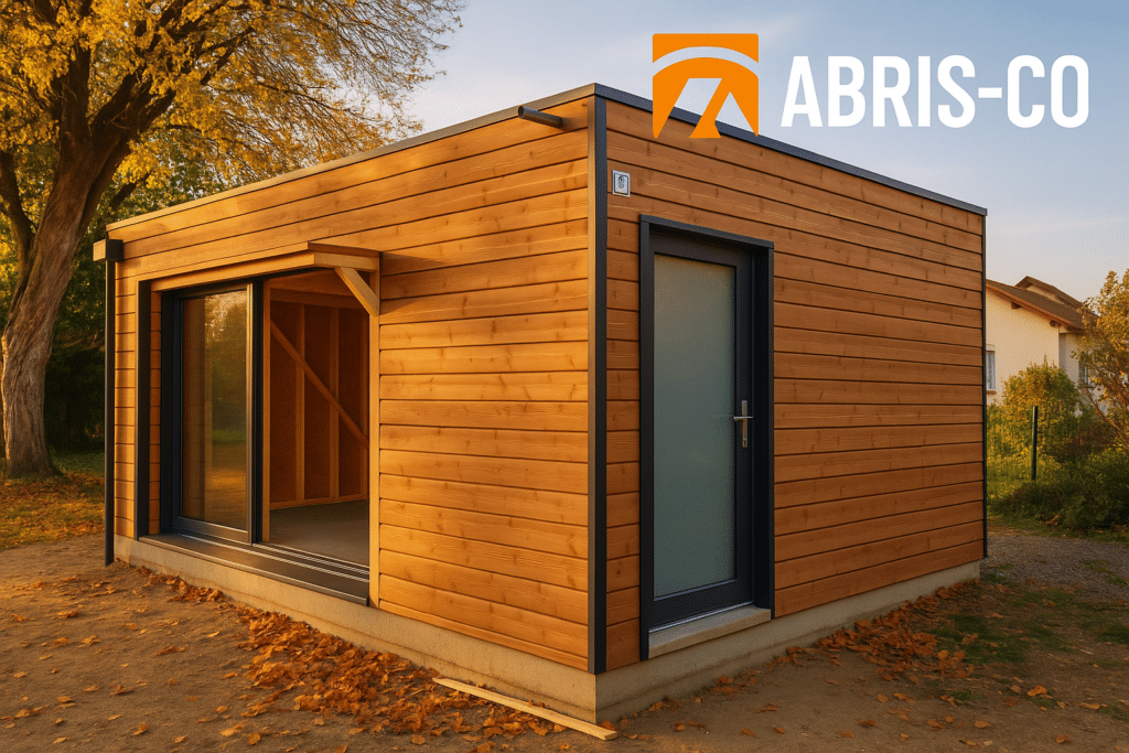 Fondations pour studio de jardin en France : 5 erreurs à éviter absolument 2 Charpente de studio de jardin sur fondations solides et bien préparées